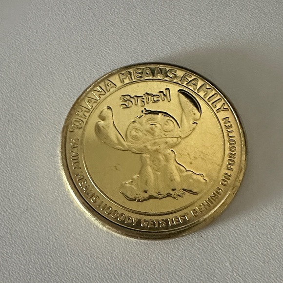 Disney Other - Stitch Collectible Gold Medallion Coin